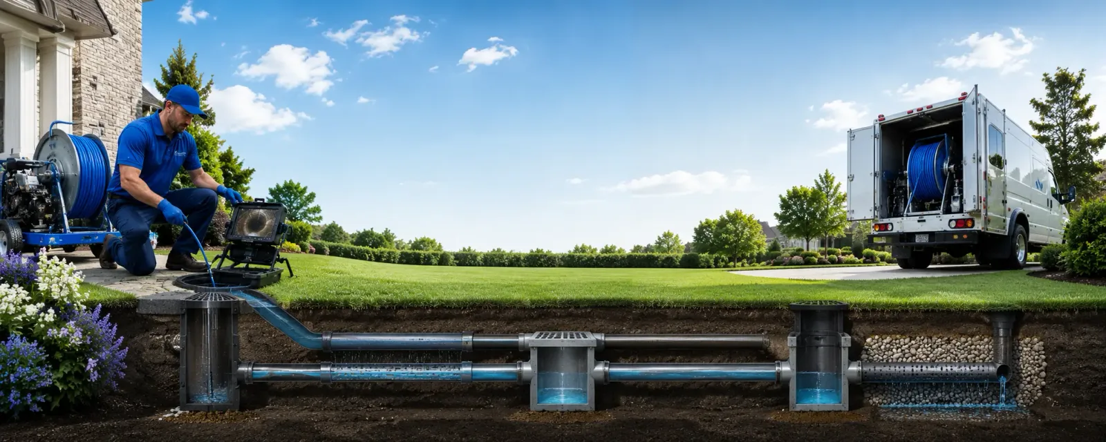 Outdoor drain cleaning information for Selma, IA
